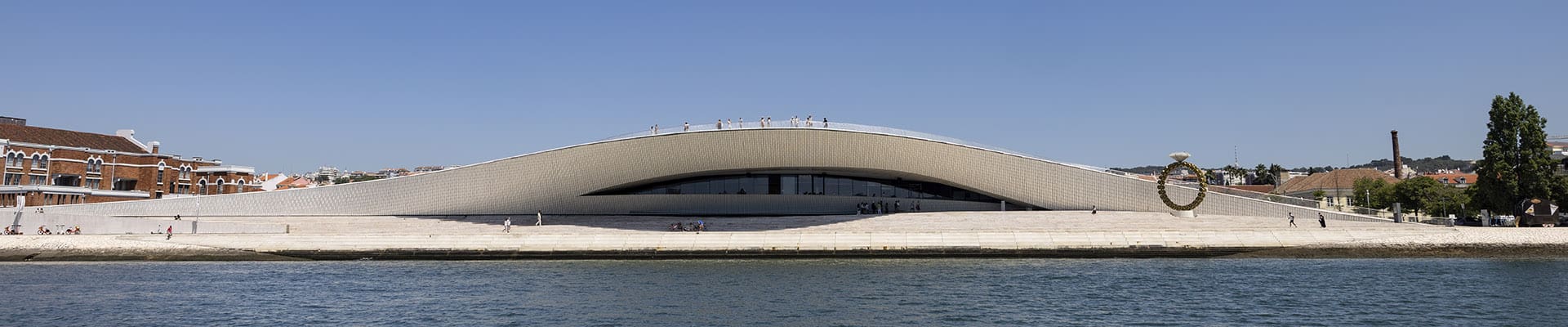 Museum of Art, Architecture and Technology, Lisbon on the Targus River. Seen during one day in Lisbon