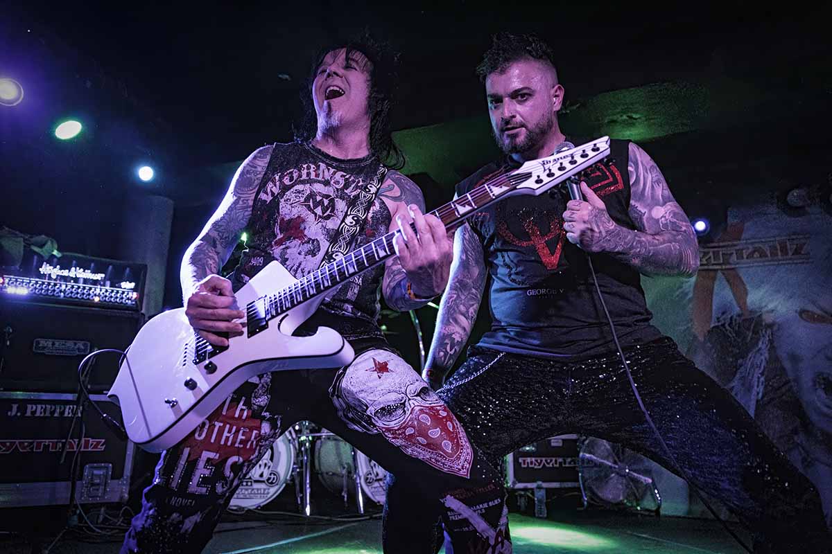Welsh Glam Rockers - Tigertailz at the Underworld - Small Music Venues in london England