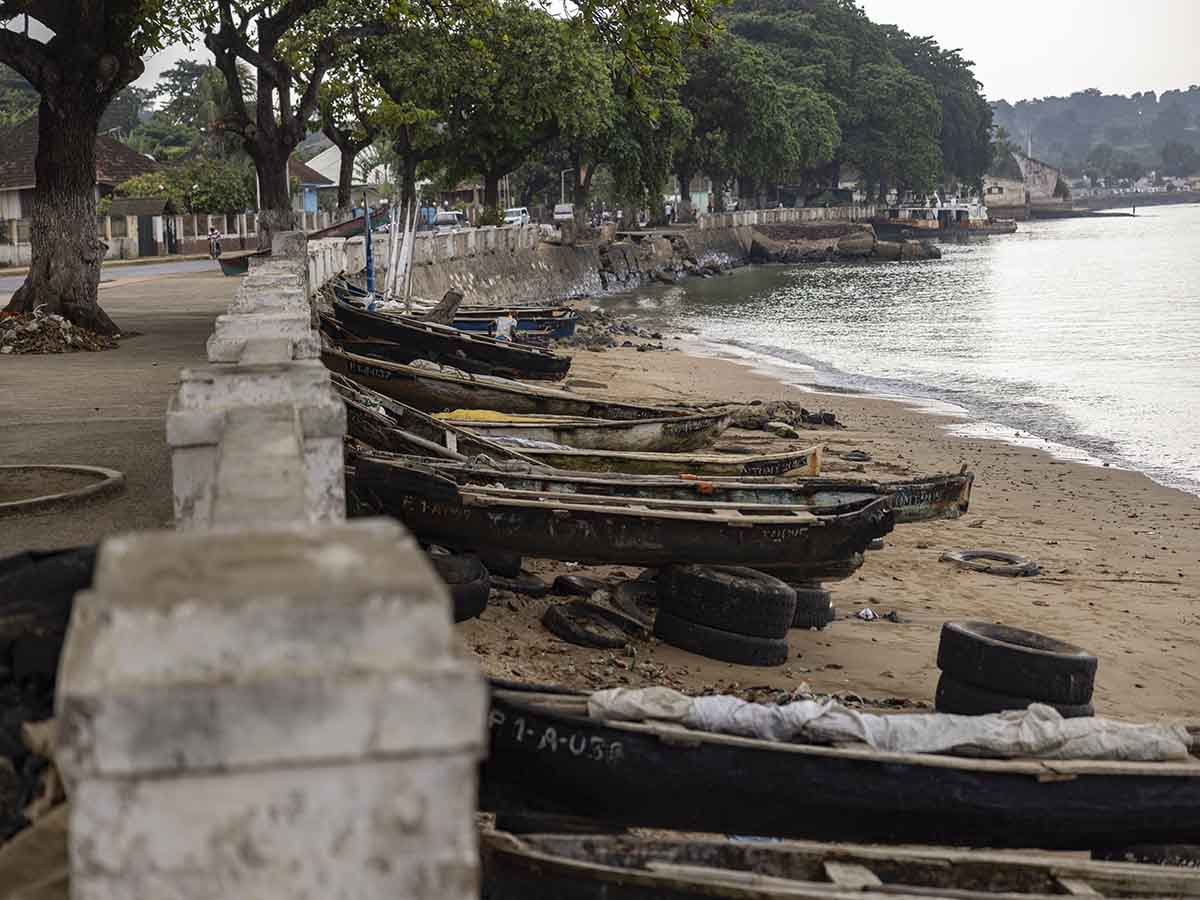 Fishing Boats - One Day in Sao Tome City