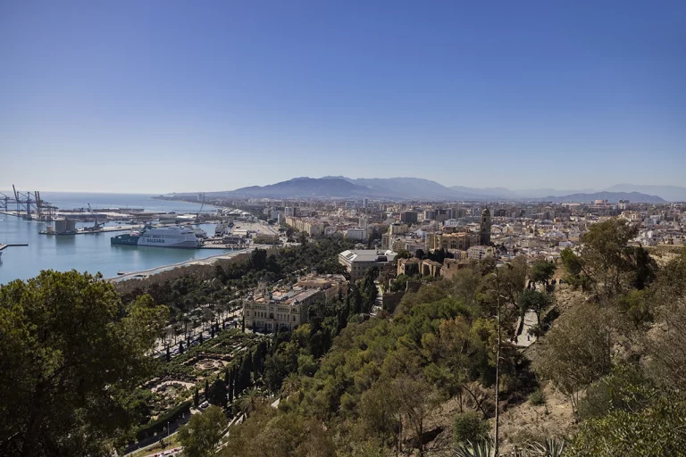 View of Malaga - One Day in Malaga. Perfect One day Itinerary for Malaga