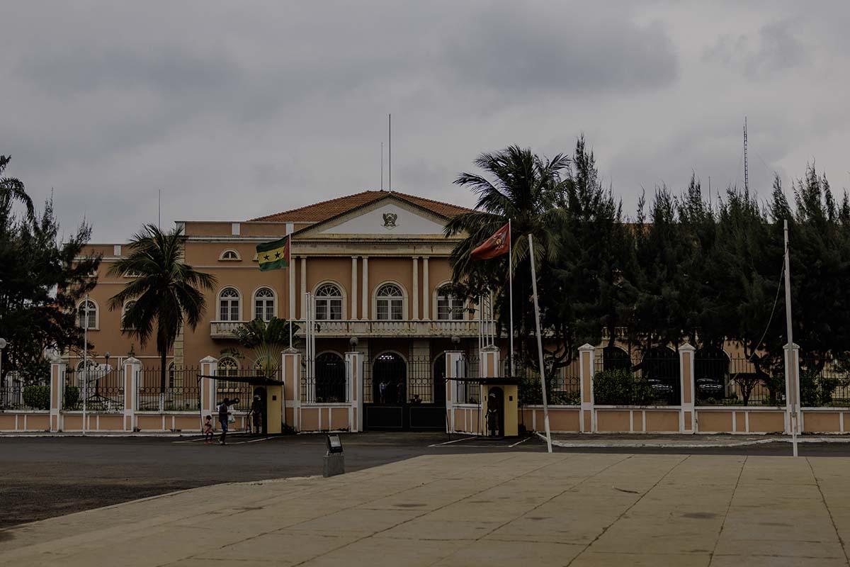 Presidential palace in Sao Tome City