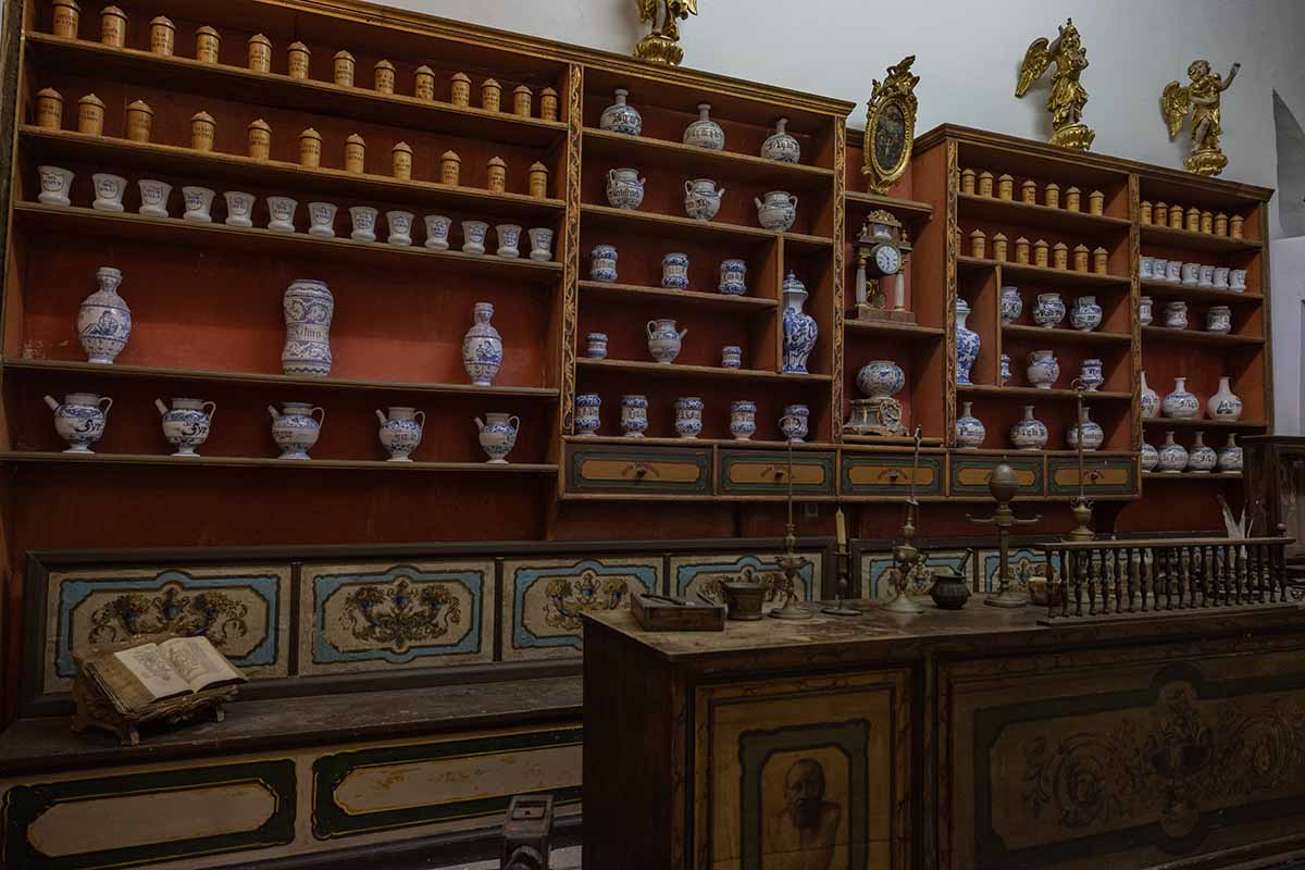 Pharmaceutical tools at the Franciscan monestary in Dubrovnik